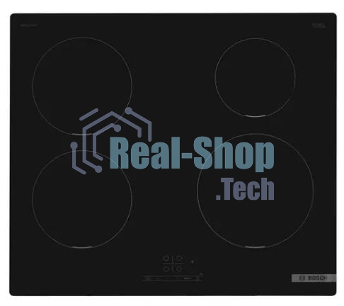 Индукционная варочная панель Bosch Serie 4 PUE611BB5E, индукционные, независимая, черный