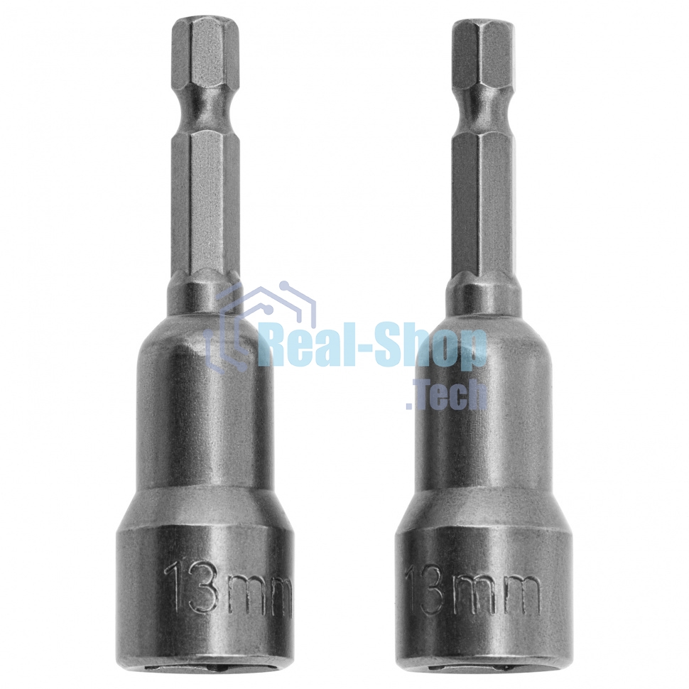 Биты Matrix с торцевыми головками 13 мм - 65 мм, 2 шт