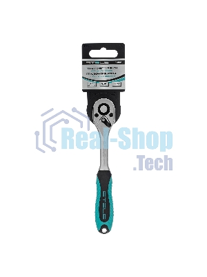 Ключ трещотка 1/4, 72 зуба, с быстрым сбросом. СrV Stels