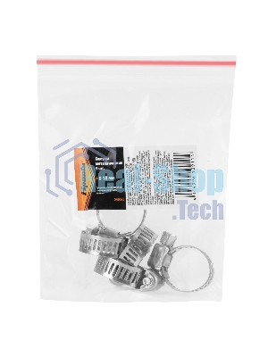 Хомуты металлические Sparta 8-18 мм, 5 шт.