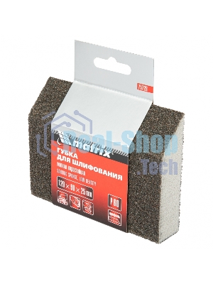 Губка для шлифования Matrix, 120 х 90 х 25 мм, трапеция, мягкая, P 60