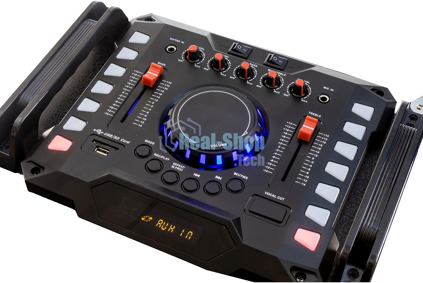 Минисистема SUPRA SMB-2150 черный 1200Вт FM USB BT SD (в комплекте: активн.+пассив.колонки)