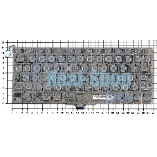 Клавиатура для ноутбука MacBook Air A1304 A1237 13.3 черная большой ENTER