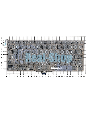 Клавиатура для ноутбука MacBook Air A1304 A1237 13.3 черная большой ENTER