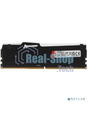Оперативная память Kingston Fury Beast, DDR5, 16Gb (1x16Gb), 5600MHz, CL40, DIMM, с радиаторами, RGB, черный