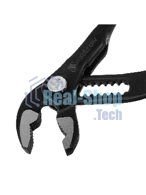 Переставные клещи Matrix 180 мм, кнопочный механизм, хром-ванадий, обливные рукоятки