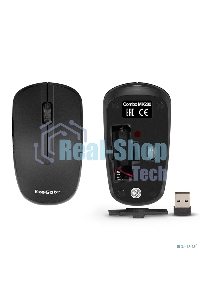 Комплект беспроводной ExeGate Professional Standard Combo MK280 (клавиатура полноразмерная влагозащищенная 104кл. + мышь оптическая 1000dpi, 3 кнопки и колесо прокрутки; USB, радиоканал 2,4 ГГц, радиус действия до 10м, черный, Color Box)