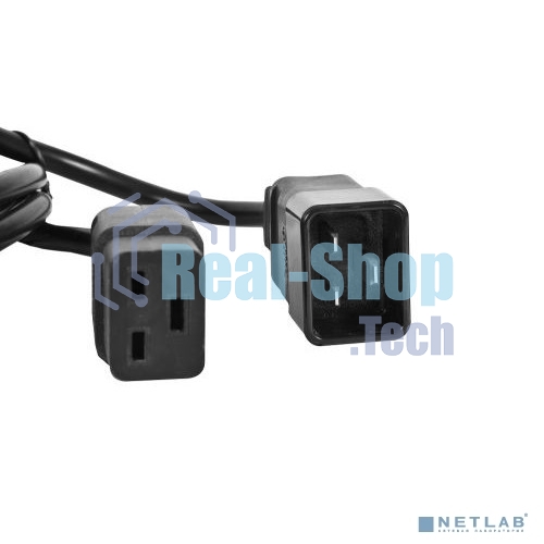 Шнур питания Rem R-16-CORD-C19-S-1.8 C19-Schuko проводник.:3x1.5мм2 1.8м 250В 16А (упак.:1шт) черный
