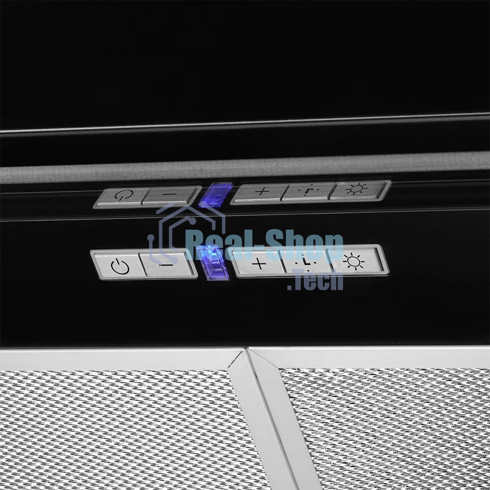 Вытяжка встраиваемая Kuppersberg Nancy S 90 черный, 90 см, 850 куб. м/ч, 42 дБ