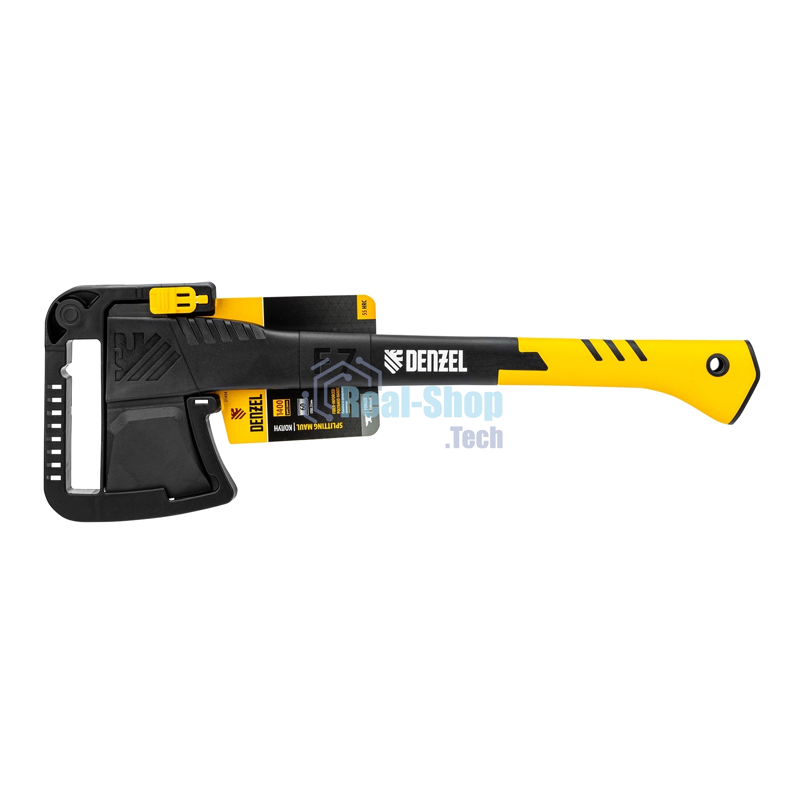 Колун Denzel F7, 1400 гр, двухкомпонентная рукоятка, 500 мм