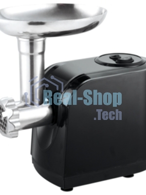 Мясорубка электрическая KELLI KL-5007 черный, 2400 Вт, 3.0 кг/мин, реверс, защита от перегрузки, насадки - 2