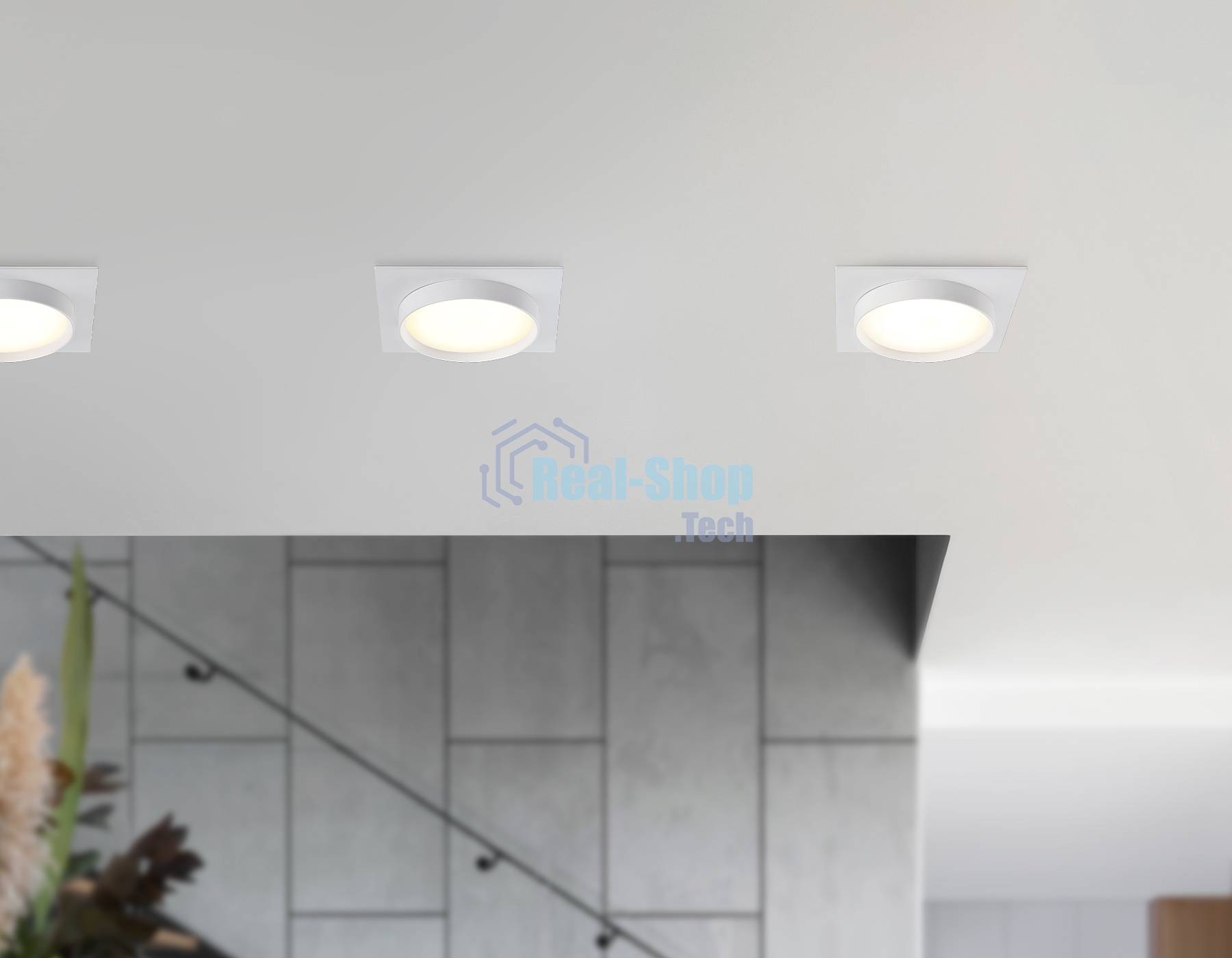 Светильник Ambrella light TN5229 WH белый GX53 110*110*35