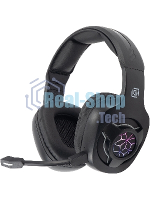 Гарнитура Oklick HS-L575G чёрный, беспроводная + проводная, Bluetooth