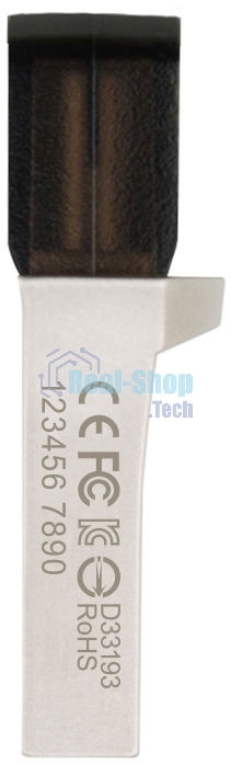 Флешка USB Transcend JetFlash 890S (TS128GJF890S), 128Gb, USB 3.1/Type-C, R/W 70/25, темно-серый