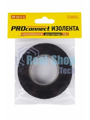 Изолента ХБ PROconnect 18 х 0,35 мм, (ролик 16,4 м/110 г) (2-ПОЛ)
