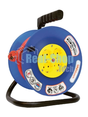 Удлинитель на катушке 4х20 м без заземл. 10А IP20 ВЕМ-250 термо ПВС 2х1 UNIVersal 9632896