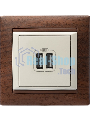 Розетка 2-ая USB 774170 Legrand Valena Сл. кость