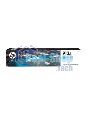 Картридж струйный HP 913A F6T77AE голубой для HP PW 352dw/377dw/Pro 477dw/452dw 3000 стр.