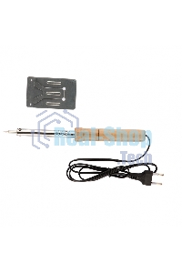 Паяльник Sparta с ручкой из дерева, 60 Вт, 220 В