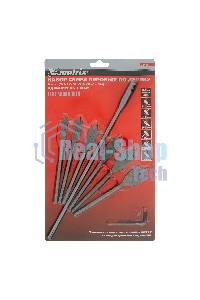 Набор сверл Matrix перовых по дереву, 10-12-16-18-20-25 мм, 6 шт., удлинитель 300 мм 6-гран. хвост.