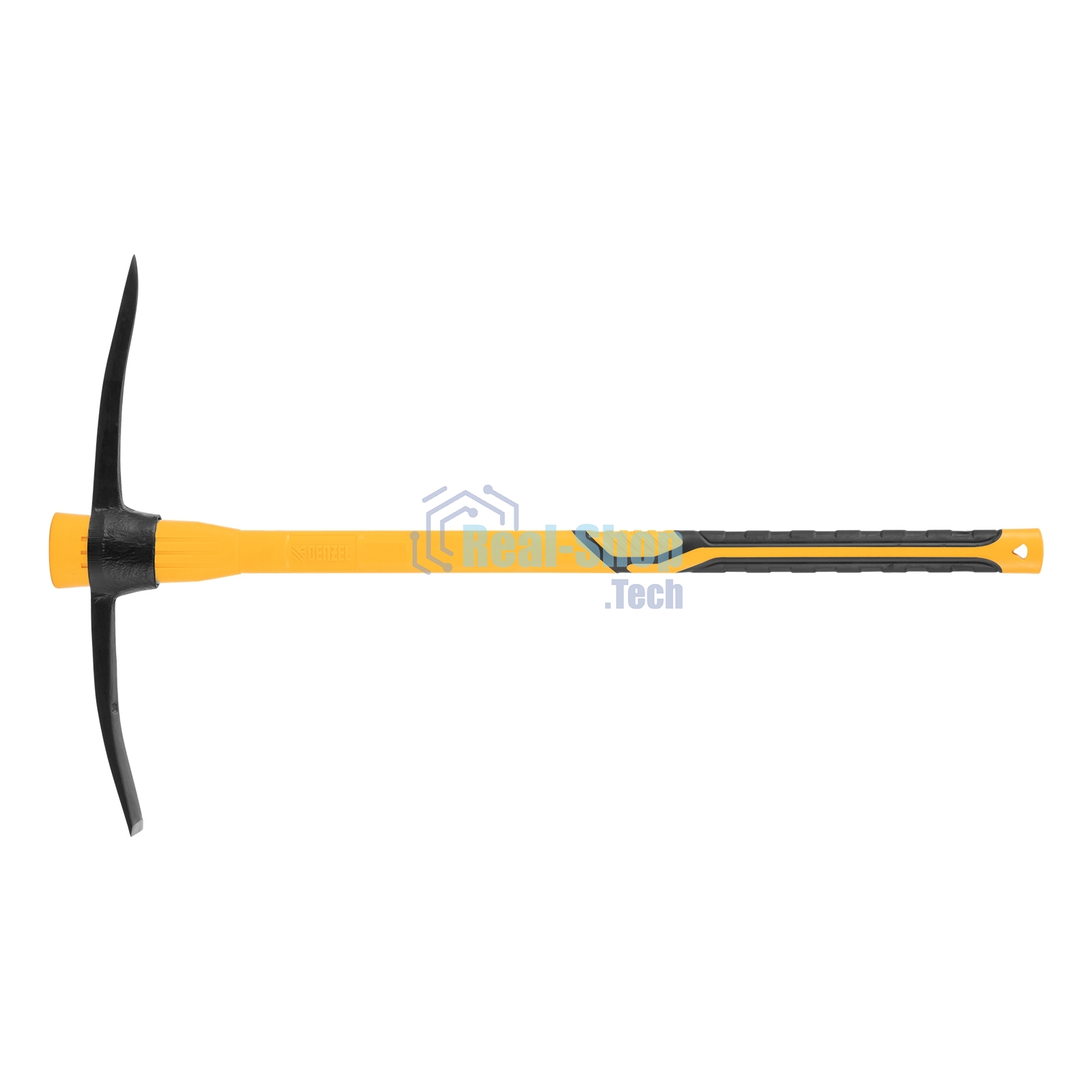 Кирка Denzel 2000 г, узкая, фиберглассовая обрезиненная рукоятка 900 мм