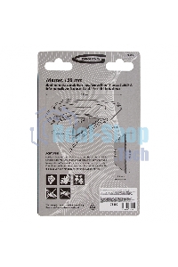 Нож Gross 130 мм, алюм. корпус, выдв. трапец. лезвие 18 мм (SK-5), клипса для ремня, 4 лезвия