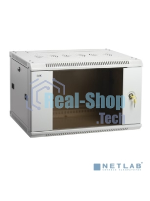 Шкаф LINEA W 15U 600x450 мм дверь стекло, RAL7035 ITK
