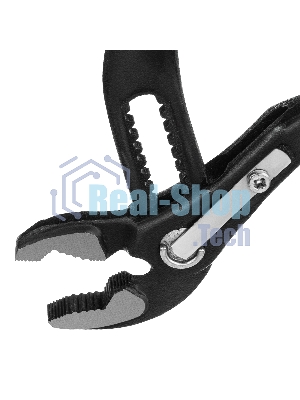 Переставные клещи Matrix 180 мм, кнопочный механизм, хром-ванадий, обливные рукоятки