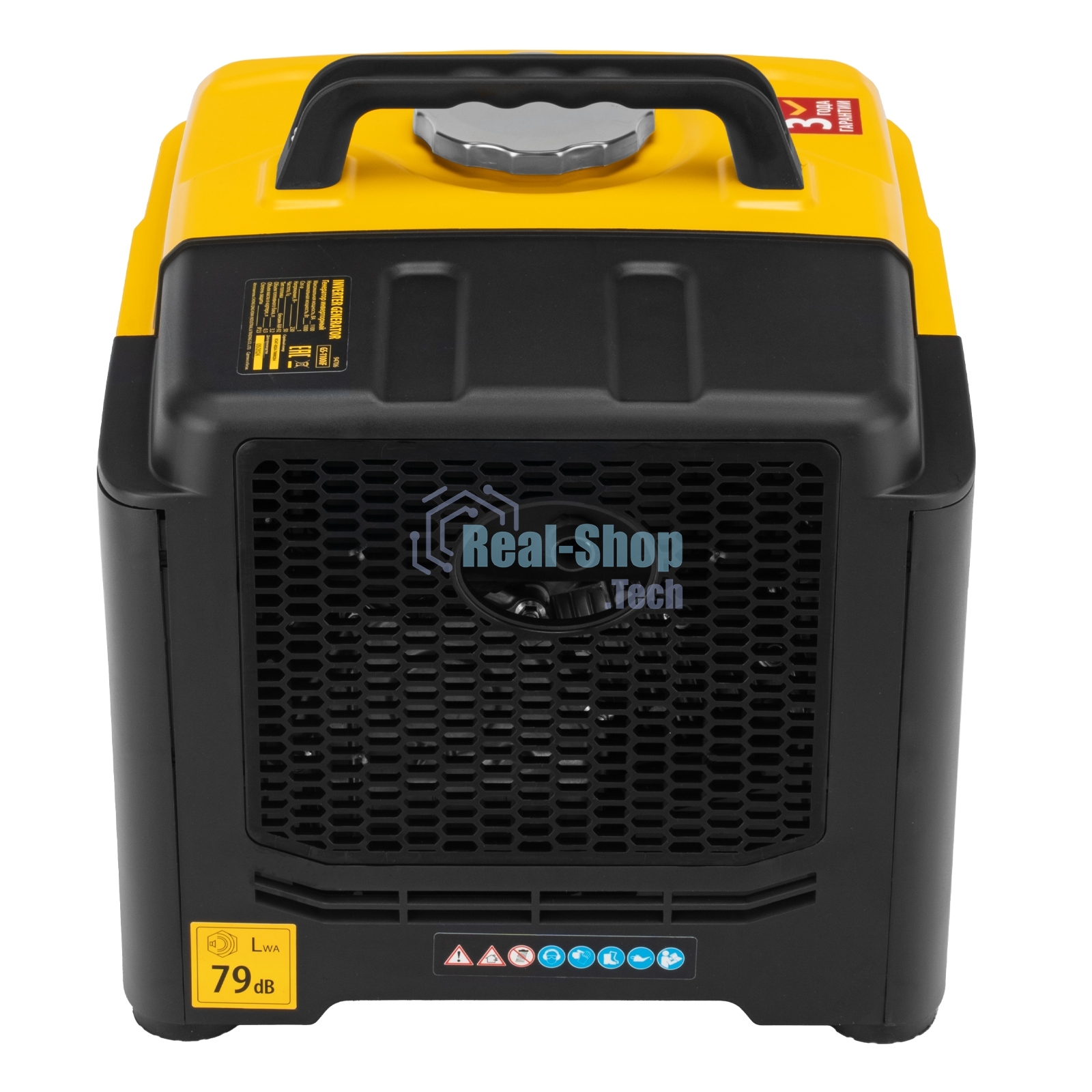 Генератор инверторный Denzel GS-1100iF, 1,1 кВт, 230 В, ручной старт