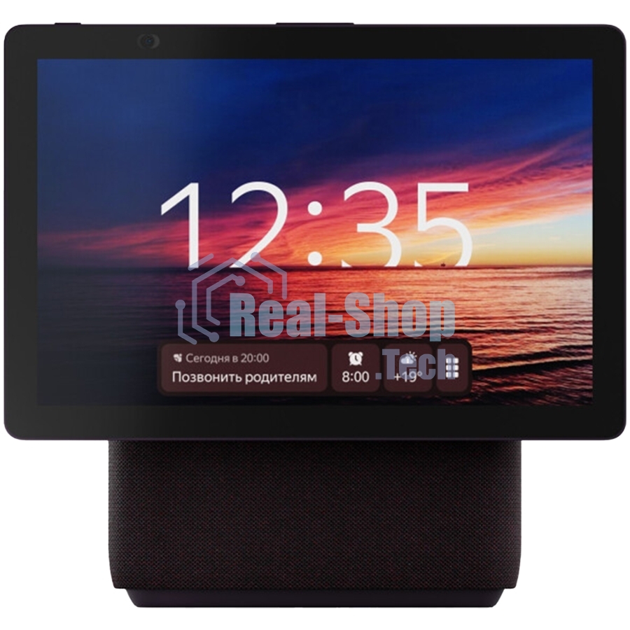 Умная колонка Яндекс Станция Дуо Макс, Zigbee, с дисплеем, 60Вт, с голосовым ассистентом Алиса на YaGPT, красный (YNDX-00055RED)