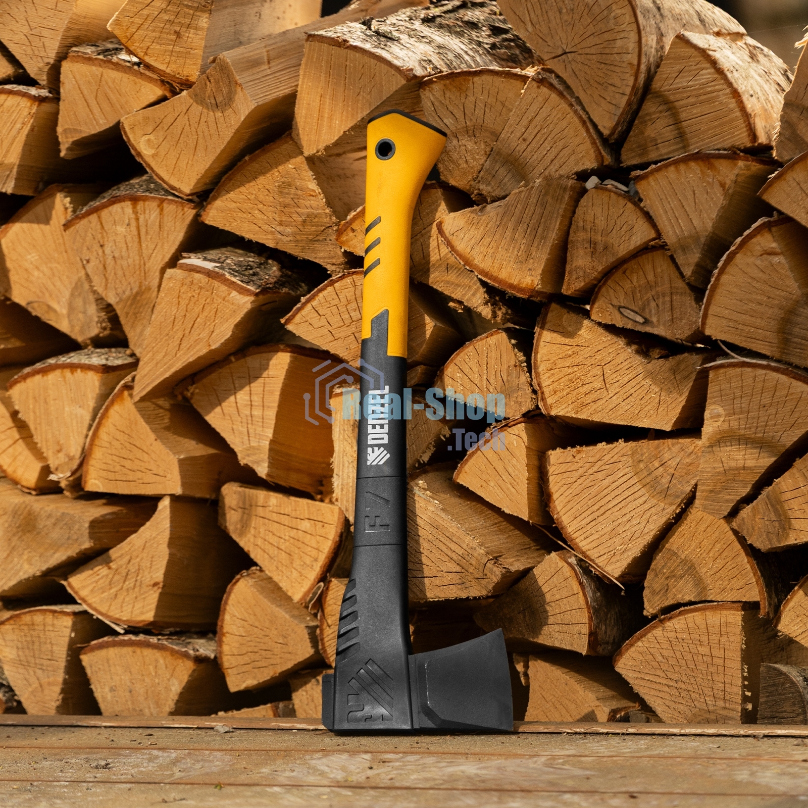 Колун Denzel F7, 1400 гр, двухкомпонентная рукоятка, 500 мм