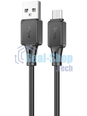 Кабель USB 2.0 hoco X25, AM/microBM, черный, 1м