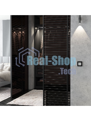 Рамка на 1 пост Slab (черный софт) W0012908