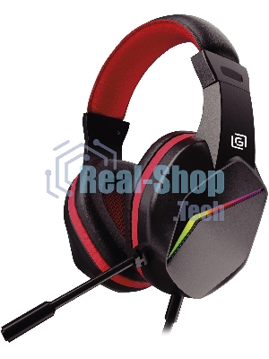 Гарнитура Oklick HS-L335G чёрный, проводная, USB-C/3.5 мм