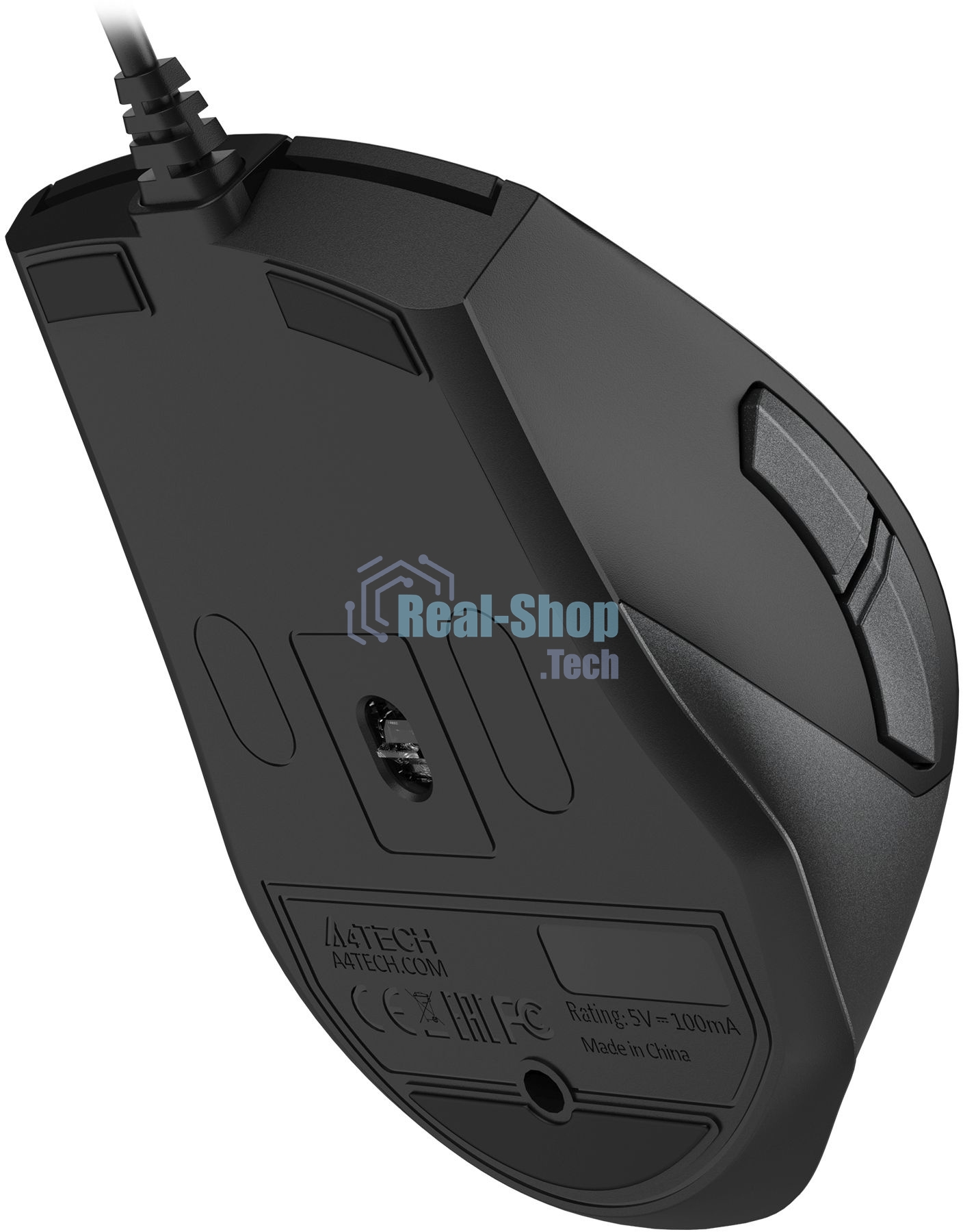 Мышь проводная A4Tech Fstyler FM45S Air серый, 2400 dpi, USB, кнопки - 7