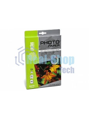Фотобумага Cactus CS-MA517050 матовая А5 210x148мм 170 г/м2 50 листов