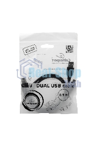 Кабель Gembird/Cablexpert CCP-USB22-AM5P-3 USB 2.0 ProКабель, 2xAM/miniBM 5P, 0.9м, экран, черный