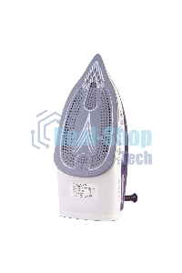 Утюг Galaxy Line GL 6106, белый с фиолетовым, паровой, 2200 Вт, постоянный пар 50 г/мин, паровой удар 180 г/мин, функции: 