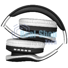 Беспроводные/проводные наушники Defender FreeMotion B525 черный/белый, накладные, Bluetooth + проводной, до 8 ч