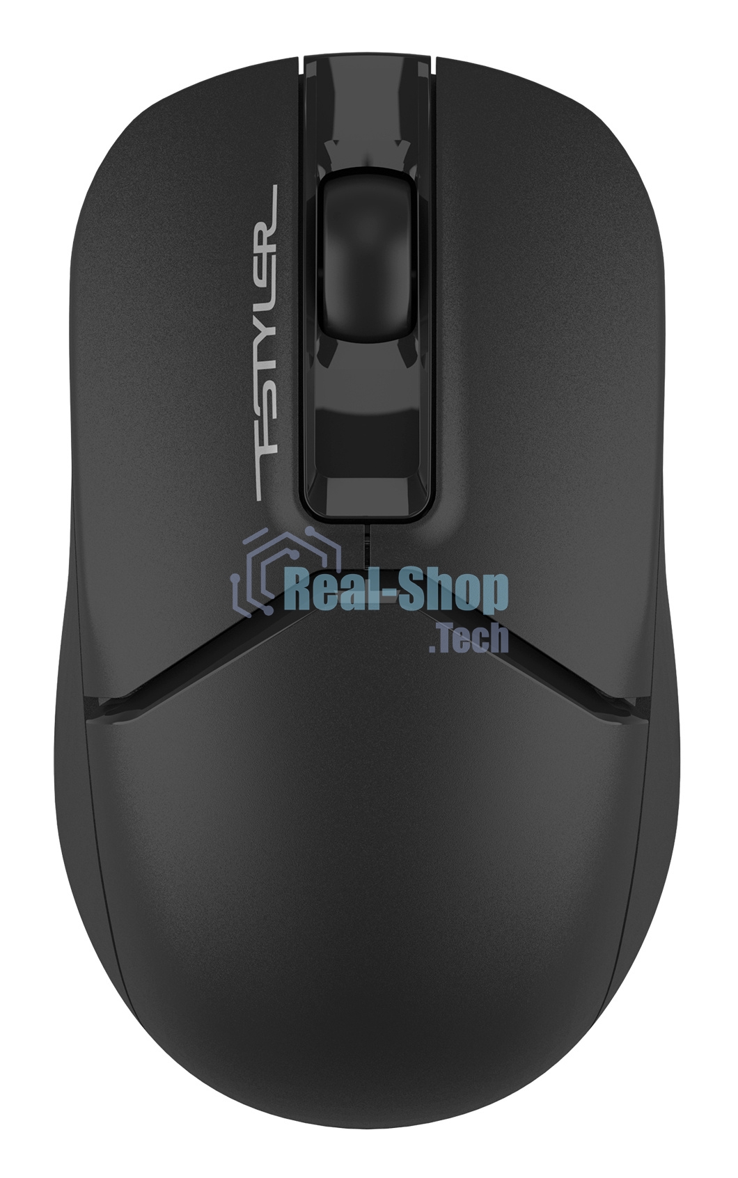 Мышь беспроводная A4Tech Fstyler FG12S черный, 1200 dpi, радиоканал, USB, кнопки - 3