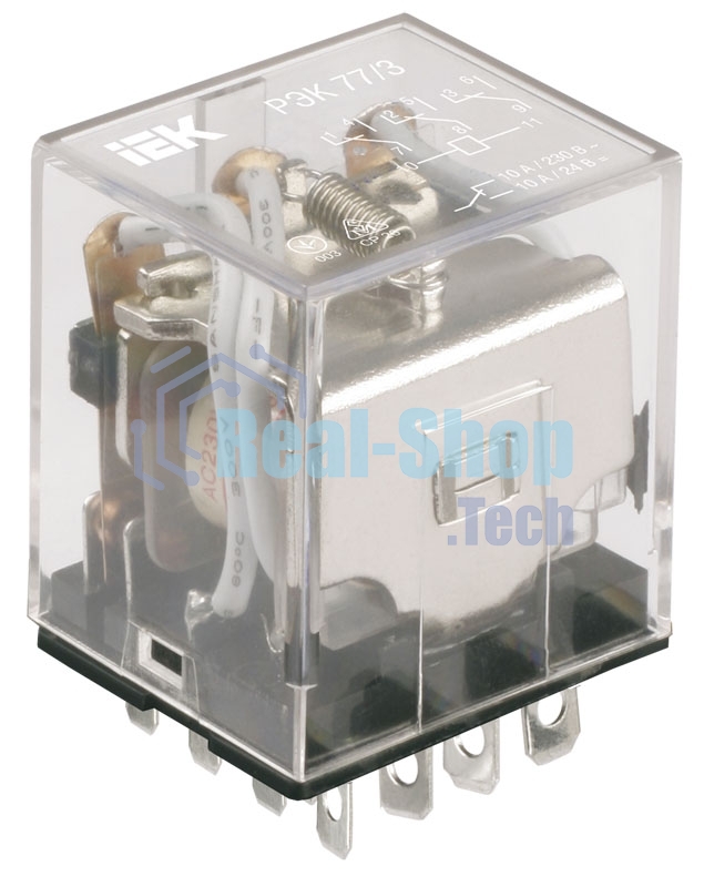 Реле РЭК 77-3 10А 220В АС ИЭК RRP10-3-10-220A