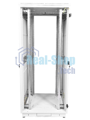 Шкаф коммутационный ЦМО ШТК-М-42.8.8-4ААА 42U 800x820 мм пер. дв. перфор. задн. дв. стал. лист 2 бок. пан. 500 кг белый