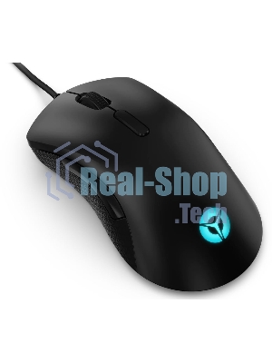 Мышь проводная Lenovo M300 RGb черный оптическая (8000dpi) USB (8but)
