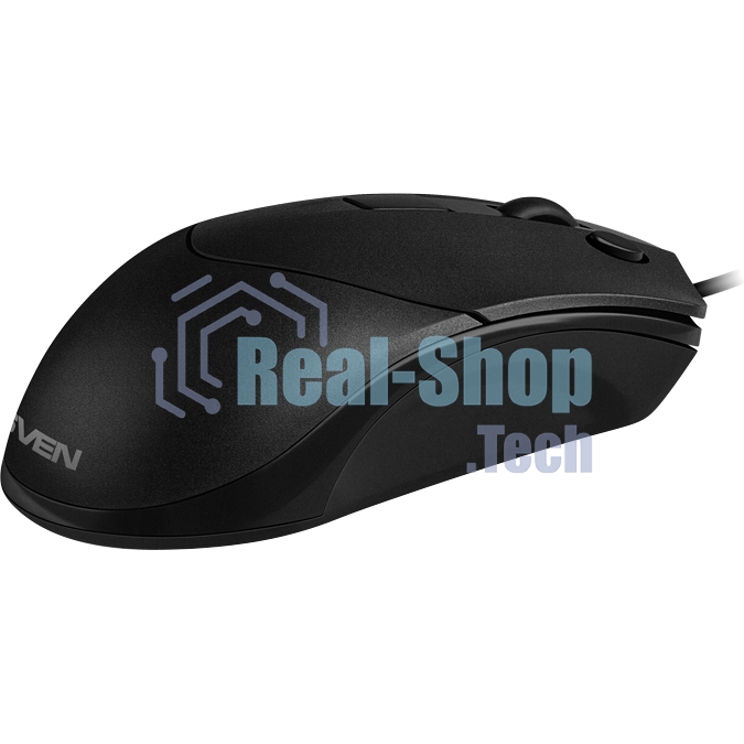 Мышь проводная SVEN RX-100 черный, 4000 dpi, USB, кнопки - 6