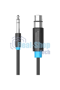 Кабель Vention аудио Jack 6.5 M/XLR F - 2м