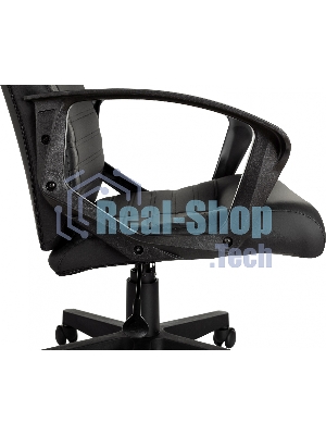 Кресло Бюрократ CH-480LT черный, экокожа