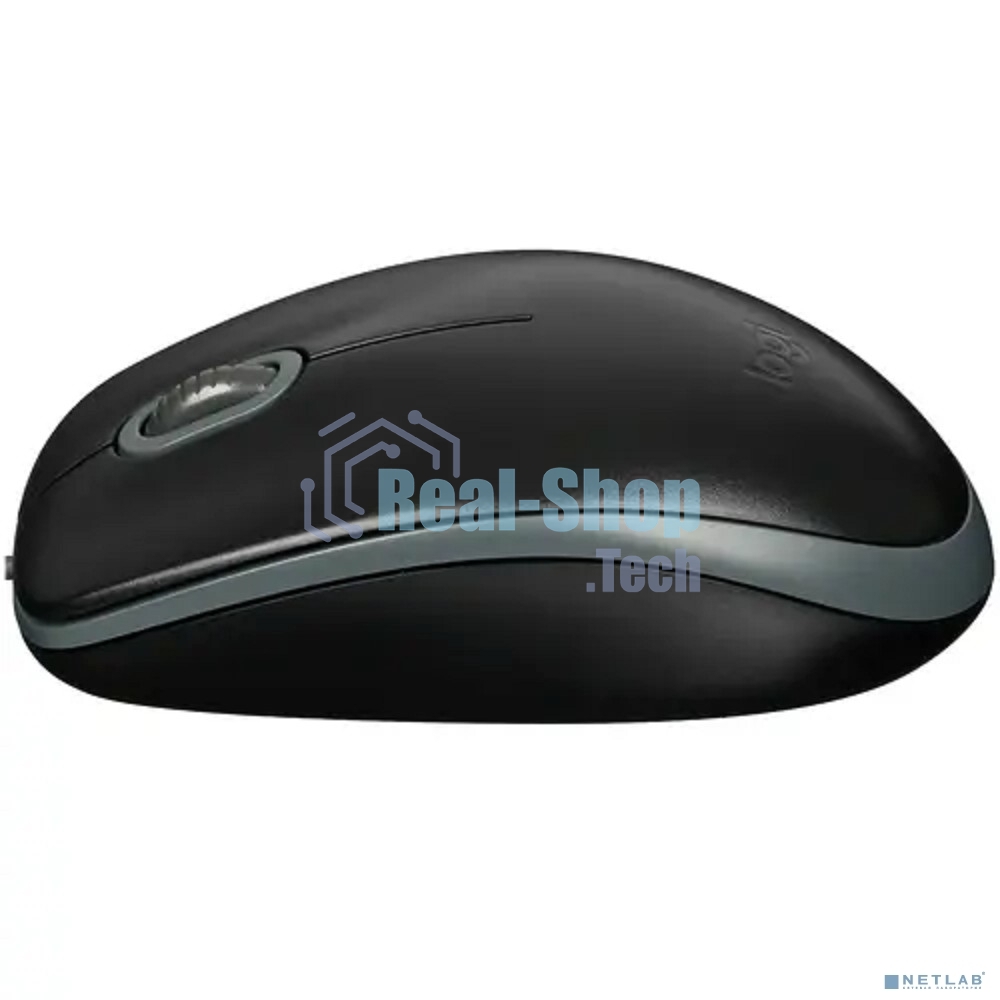 Мышь проводная Logitech M110 Silent черный, 1000 dpi, USB, кнопки - 3