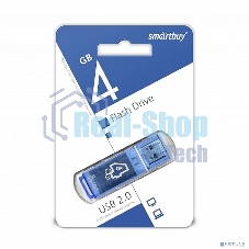 Флешка USB Smartbuy 4Gb USB USB 2.0 Glossy series Blue (SB4GbGS-B)