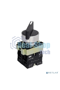 Переключатель LAY5-BJ33 на 3 полож. черный I-O-II дл. ручка ИЭК BSW70-BJ-3-K02