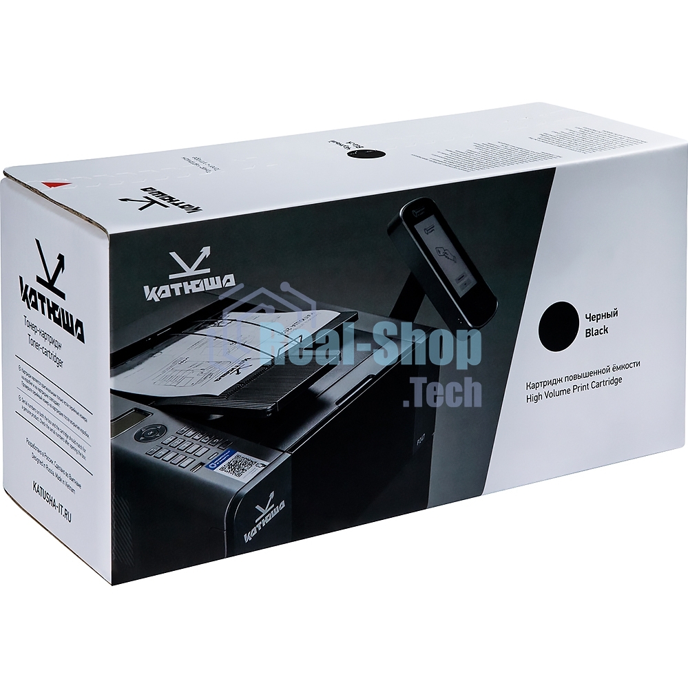 Картридж лазерный черный повышенной емкости для МФУ Катюша М240. Ресурс 9 000 отпечатков.